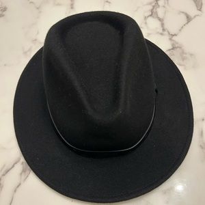 Black Brixton Wool Hat - Size Large